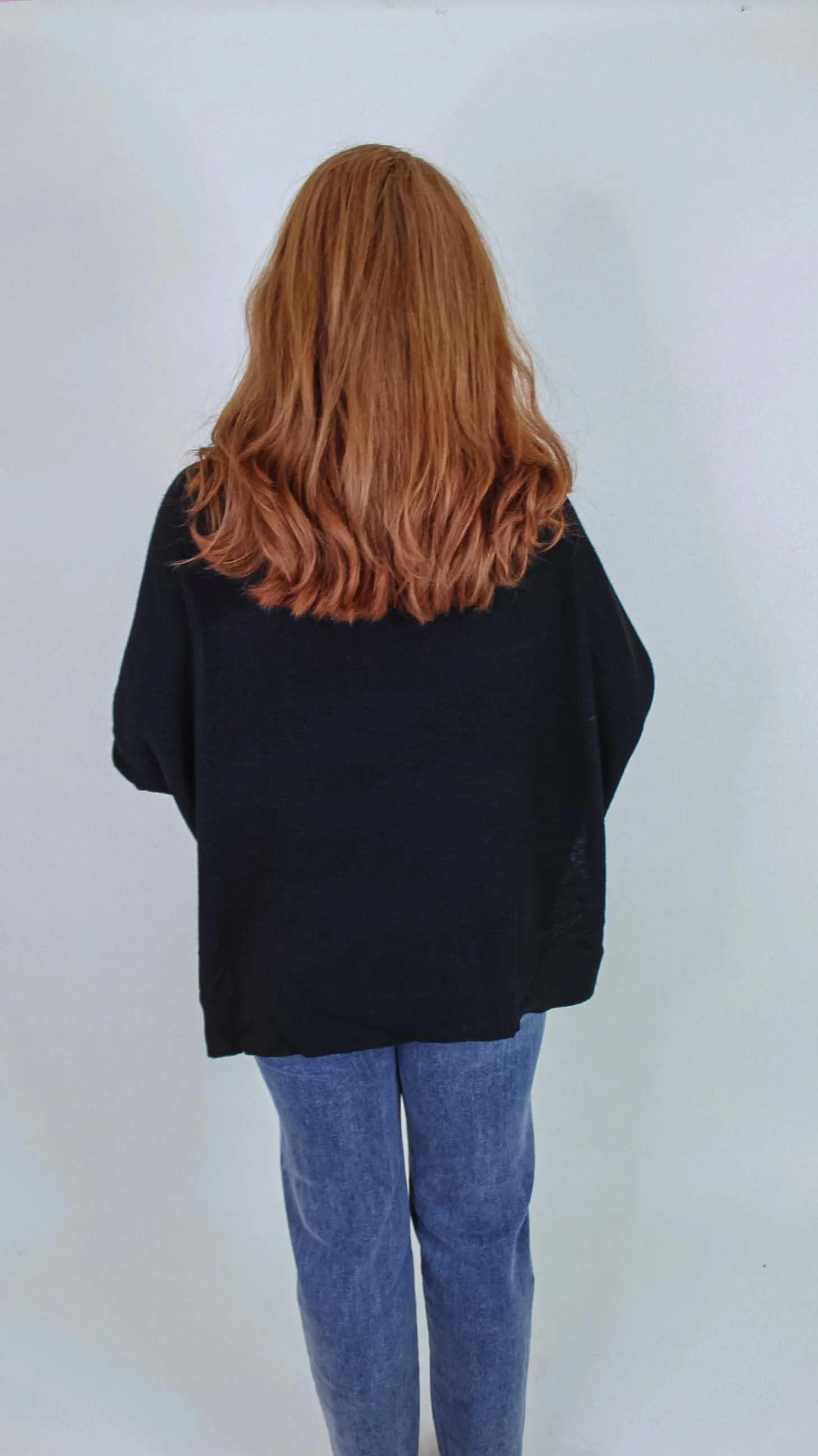 Nadine Long Sleeve Top - Black