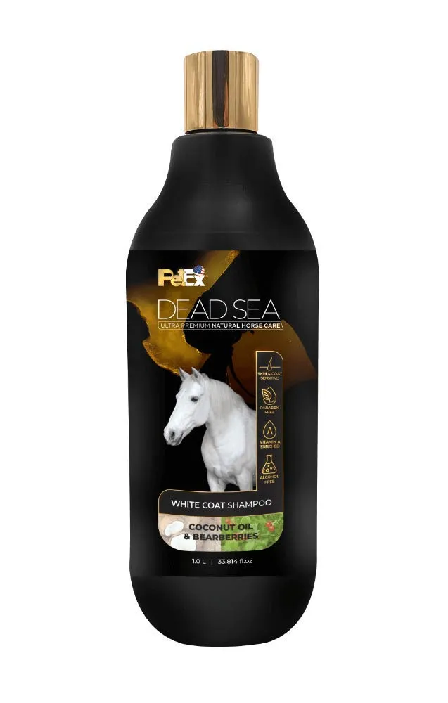 Natural Dead Sea Minerals White Coat Pet Shampoo For Horses