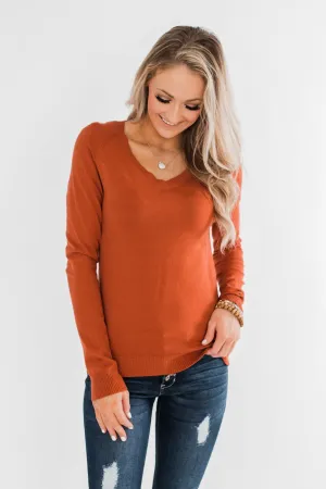 Never Felt This Way Sweater- Copper