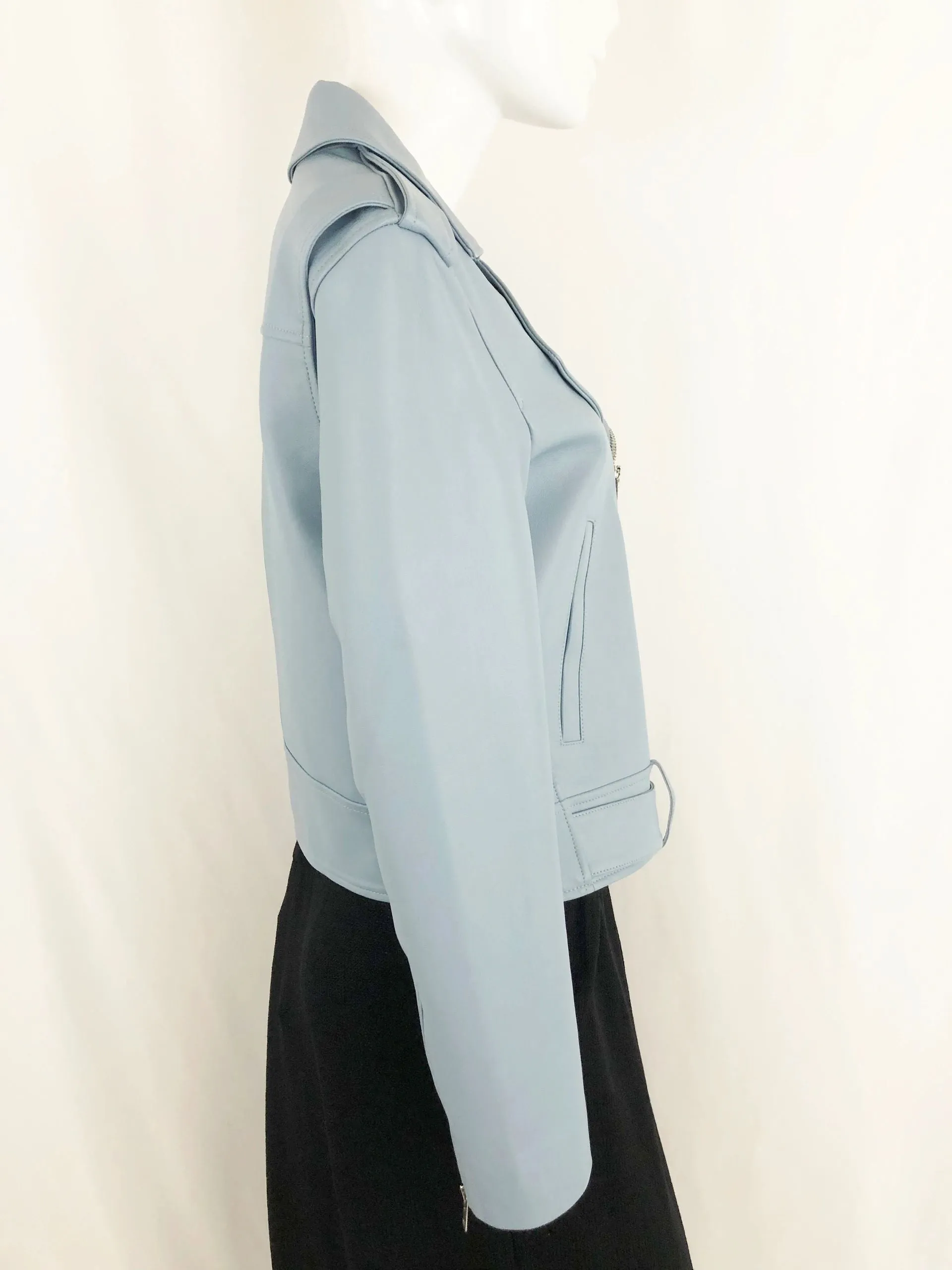 NEW Theory Leather Moto Jacket Size Small