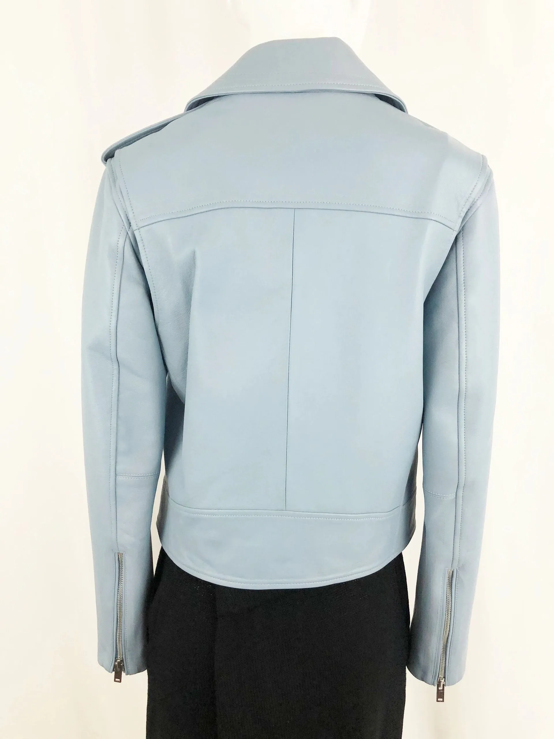 NEW Theory Leather Moto Jacket Size Small