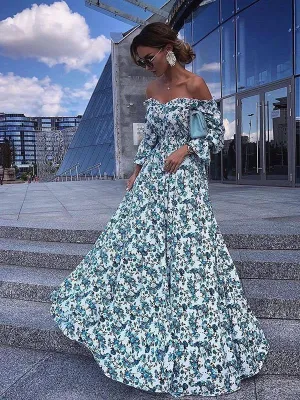 New Women's Dress Sexy One-Shoulder Dress