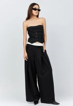Nico Button Down Top in Onyx