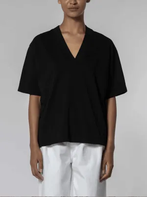 NOBODY DENIM Deep V Tee - Black