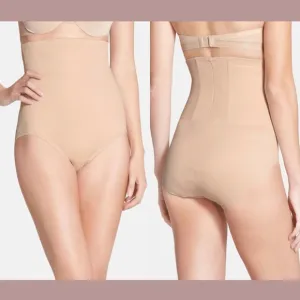 NWT $66 TC Fine [ Medium ] Back Magic High‎ Waist Shaping Briefs Warm Beige
