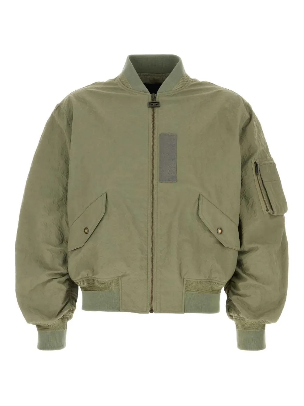 Nylon bomber jacket