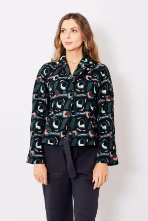 Odeeh Modernist Abstract Open Jacket With Pin