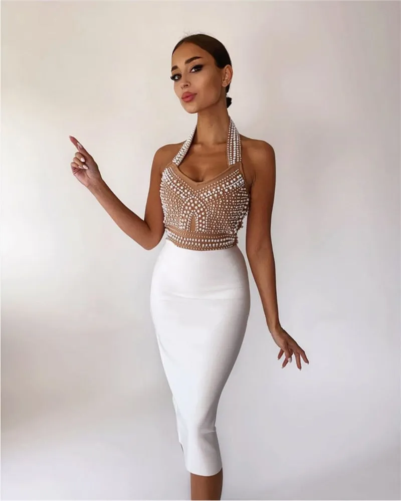 Off Shoulder Sleeveless Dress