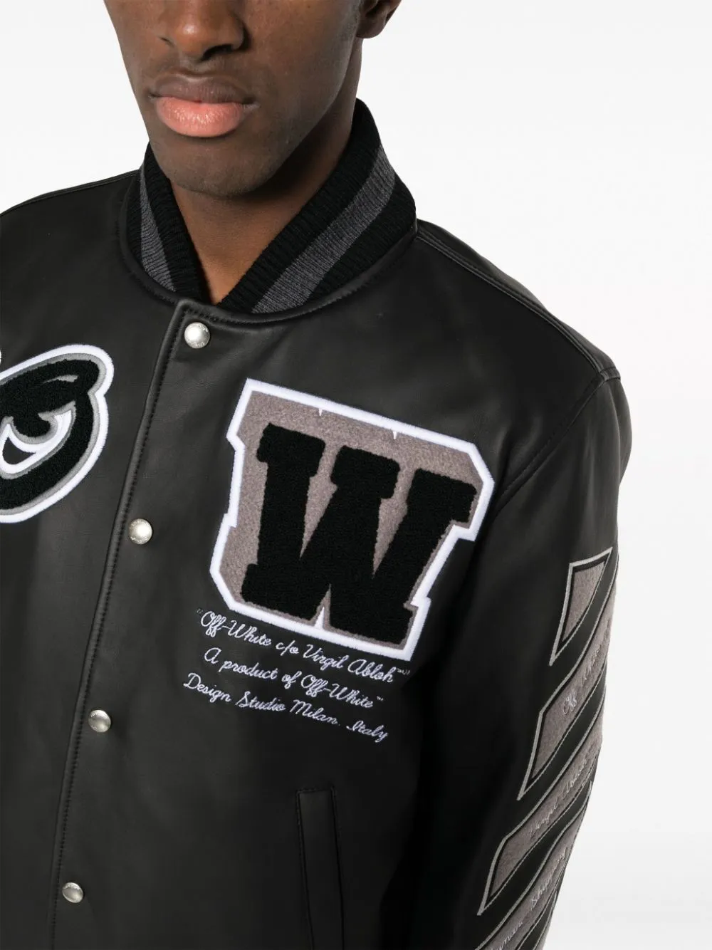 Off White Coats Black