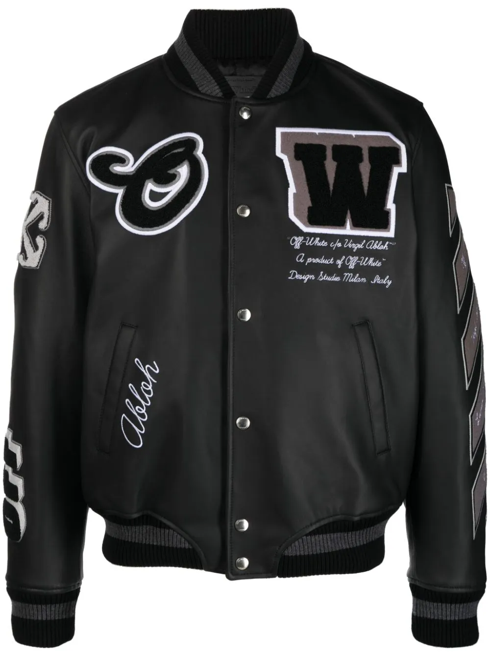 Off White Coats Black
