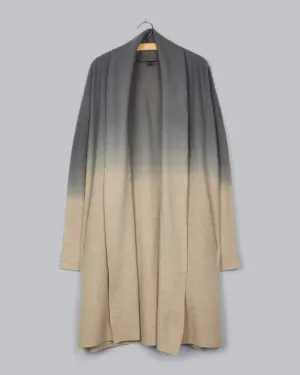 Ombre Boiled Wool Coat