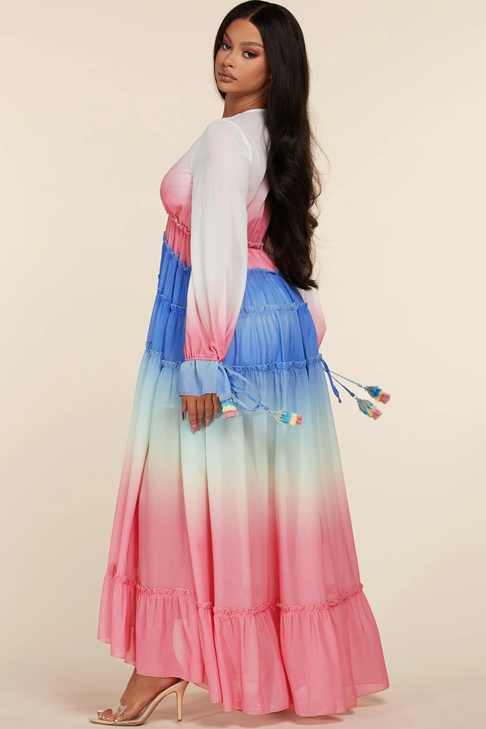OMBRE MAXI DRESS