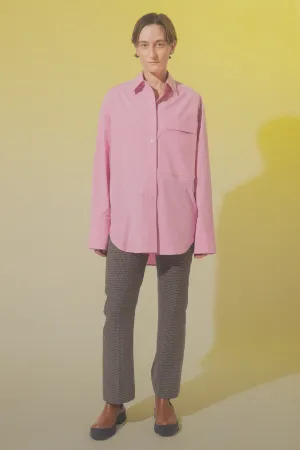 Oversize Button Down - Carnation