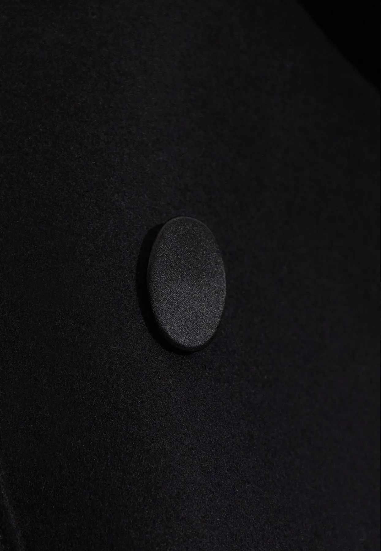 Oversized Double-Breasted Wool Peacoat
