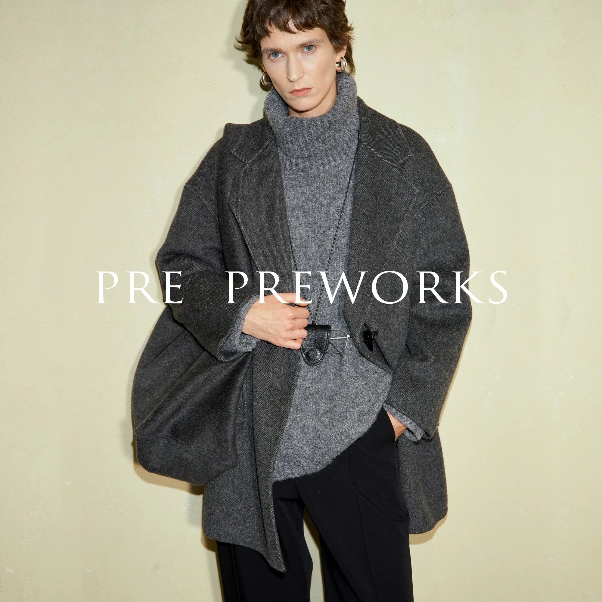Oversized Wool and Cashmere Coat