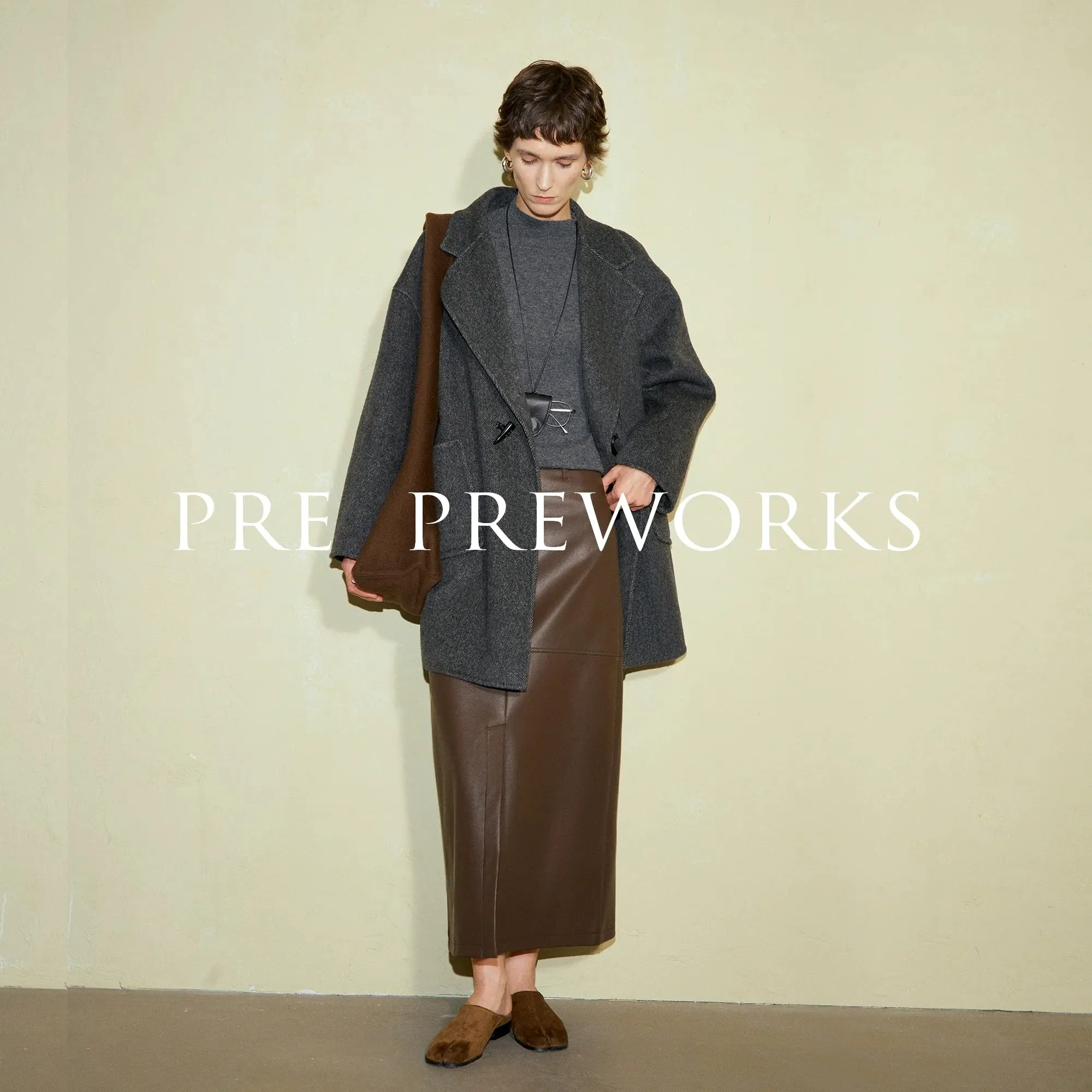 Oversized Wool and Cashmere Coat