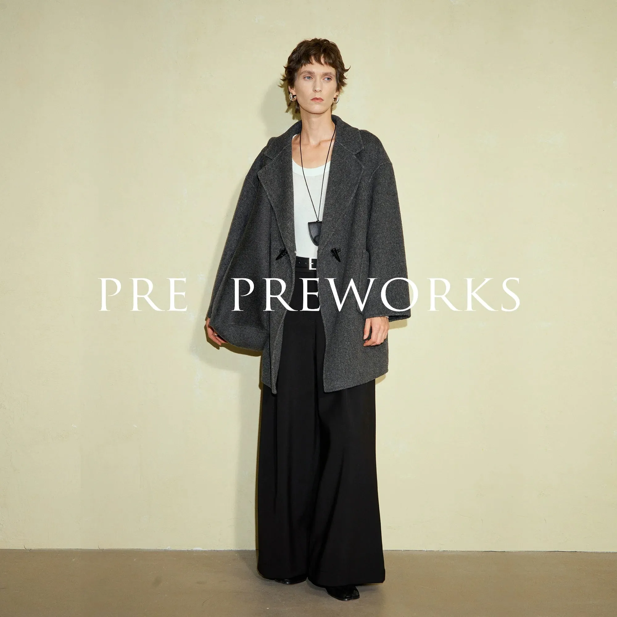 Oversized Wool and Cashmere Coat