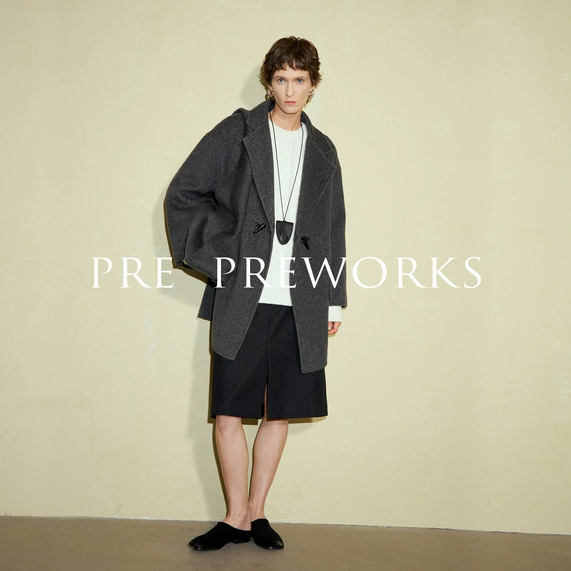 Oversized Wool and Cashmere Coat