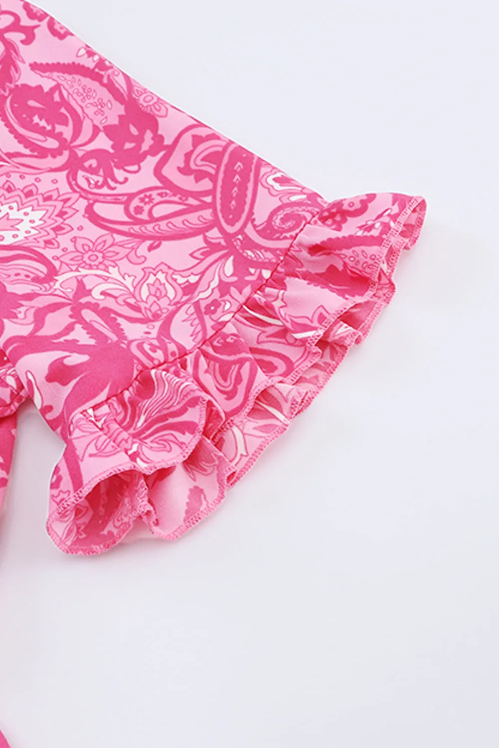 Paisley Boho Ruffle Tiered Maxi Dress