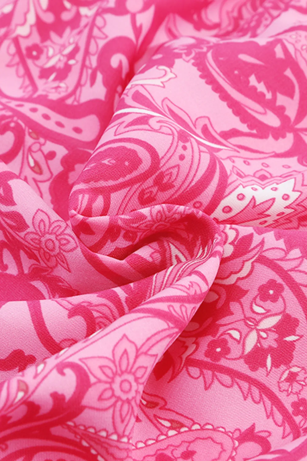 Paisley Boho Ruffle Tiered Maxi Dress