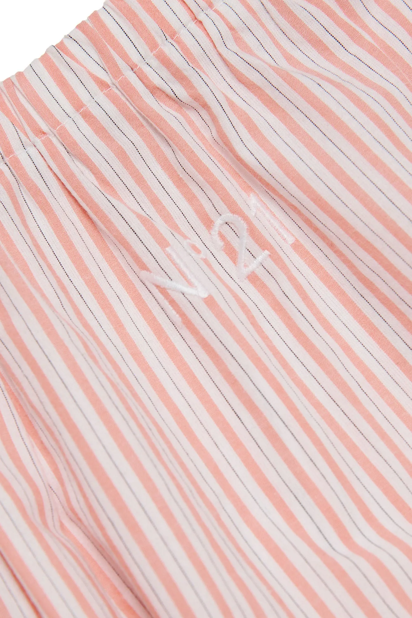 Peach stripe skirt by N21