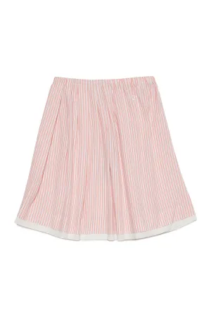 Peach stripe skirt by N21