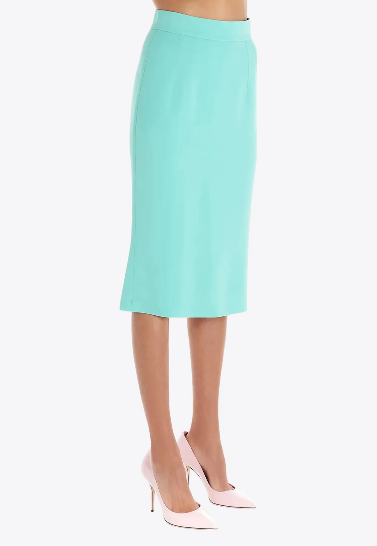 Pencil Midi Tailored Skirt
