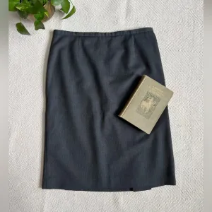Pendleton Wool Charcoal Grey Midi Skirt size 14