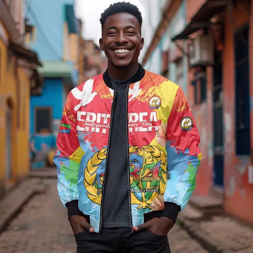 Personalised Eritrea Bomber Jacket Happy Independence Day LT15