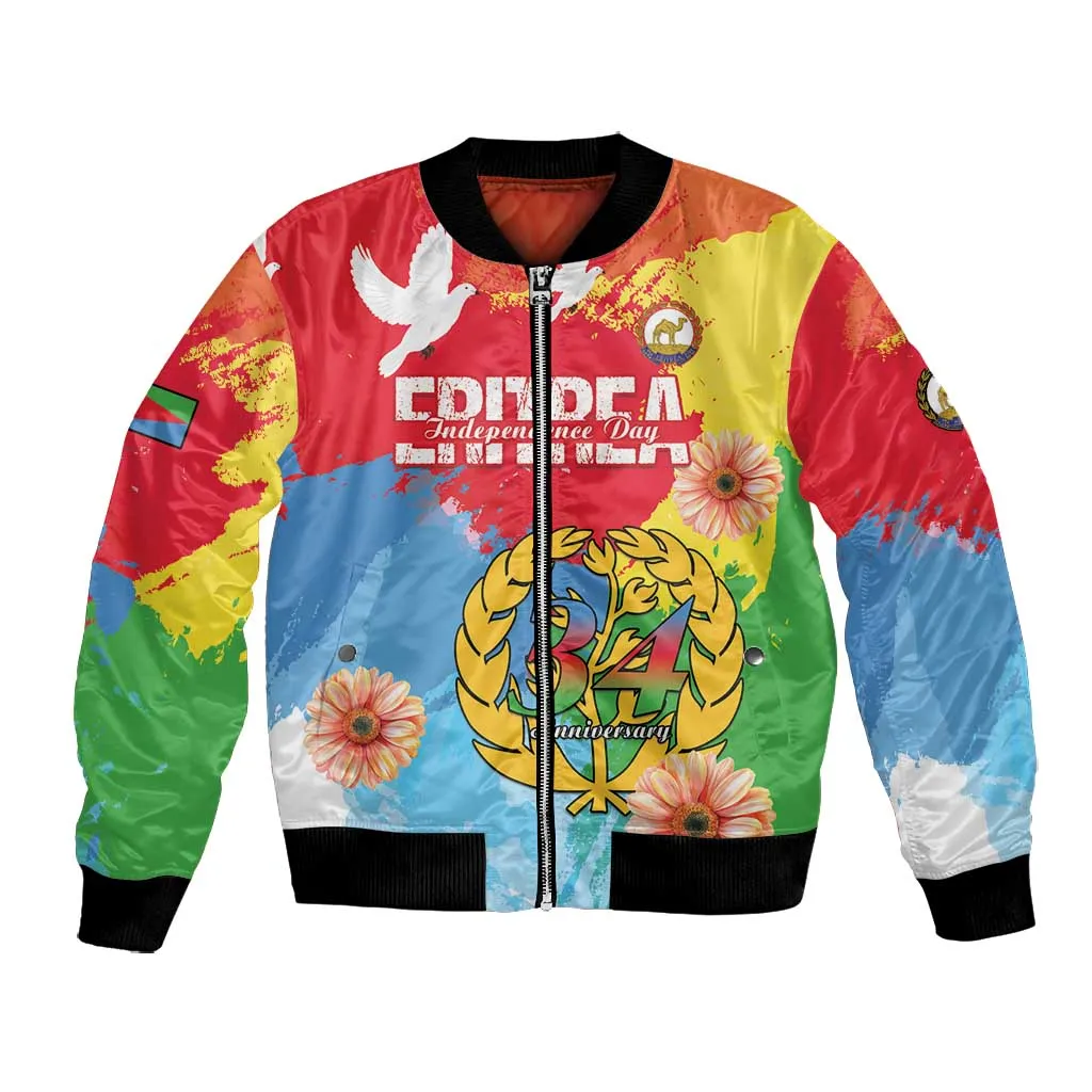 Personalised Eritrea Bomber Jacket Happy Independence Day LT15