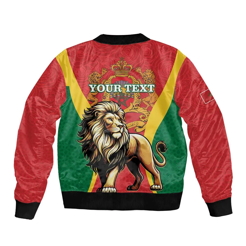 Personalised Morocco Bomber Jacket Barbary Lion - Proclamation Day LT15