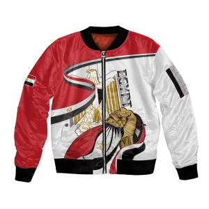 Personalized Egyptian Revolution Sleeve Zip Bomber Jacket July 23rd LT15