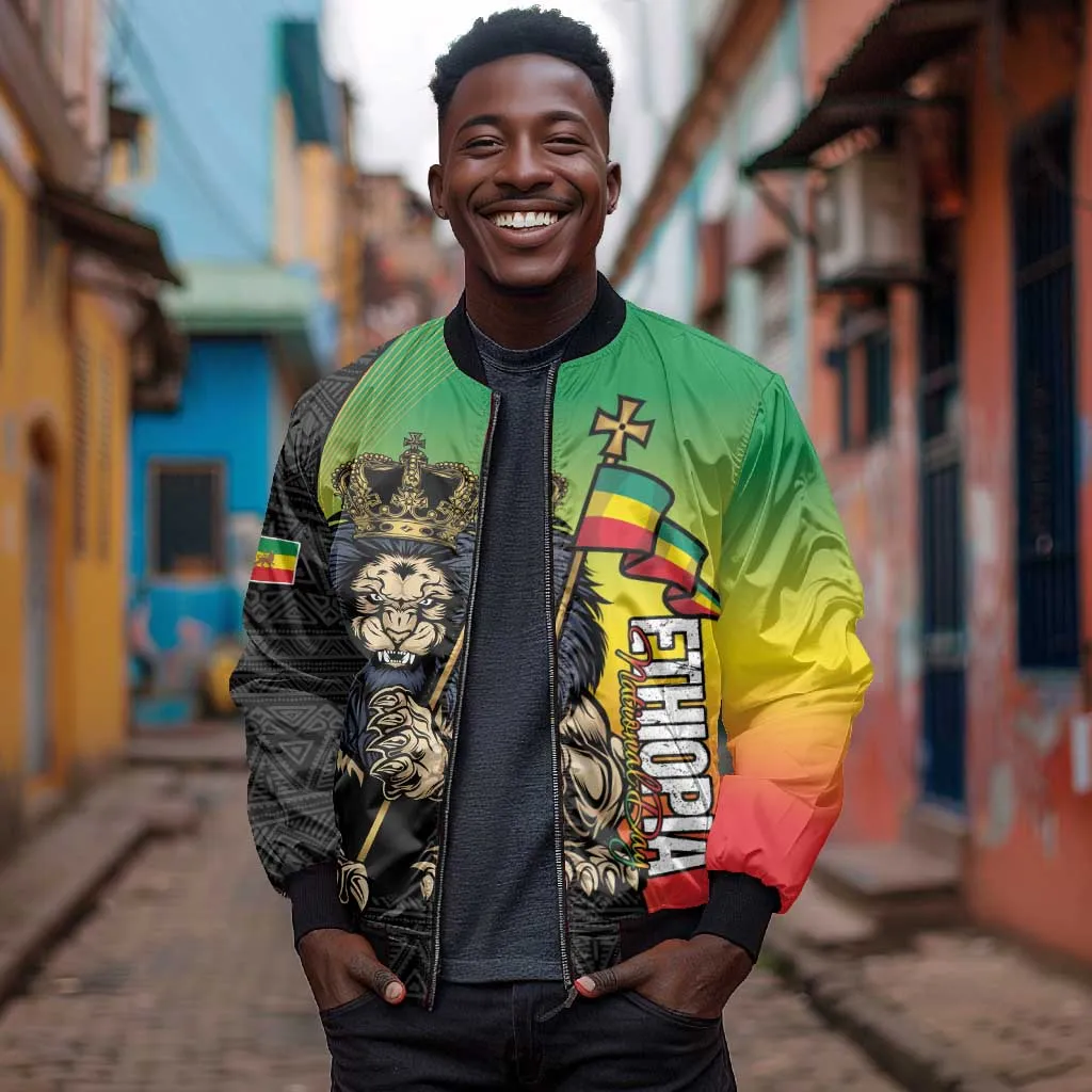 Personalized Ethiopia Bomber Jacket Happy National Day LT15