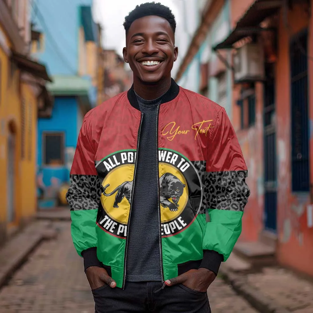 Personalized Pan African Black Panther Bomber Jacket All Power To The People DT03
