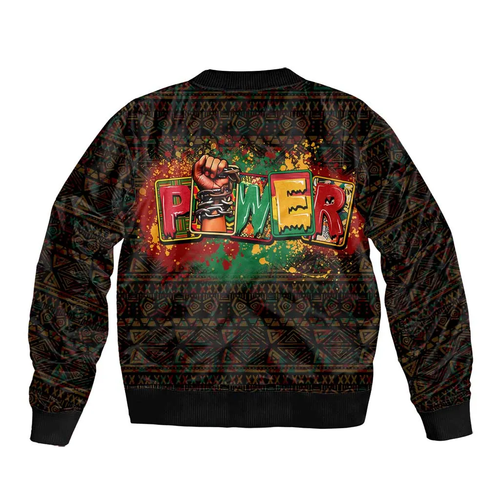 Personalized Power African Bomber Jacket DT02