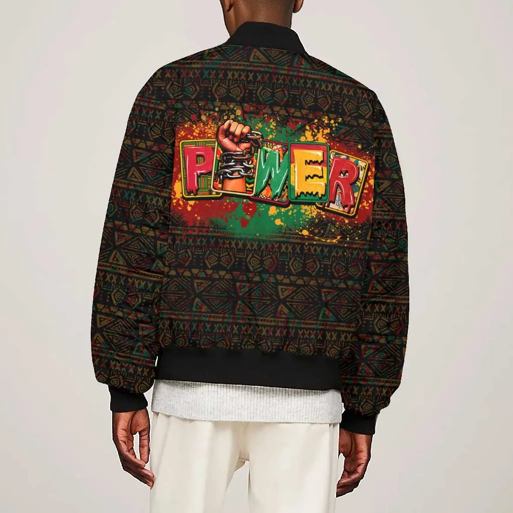 Personalized Power African Bomber Jacket DT02