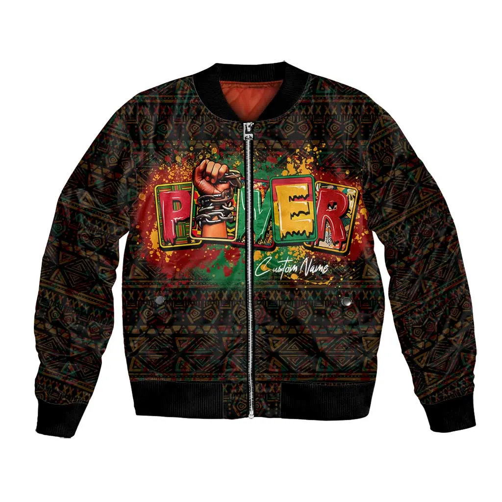 Personalized Power African Bomber Jacket DT02