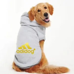 Pet Dog Clothes Adidog Dog Hoodies Autumn Winter Warm Coat for Large Dogs Jacket Sweater Puppy French Bulldog Clothing
