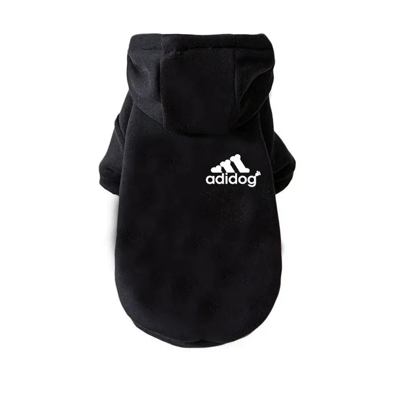 Pet Dog Clothes Adidog Dog Hoodies Autumn Winter Warm Coat for Large Dogs Jacket Sweater Puppy French Bulldog Clothing