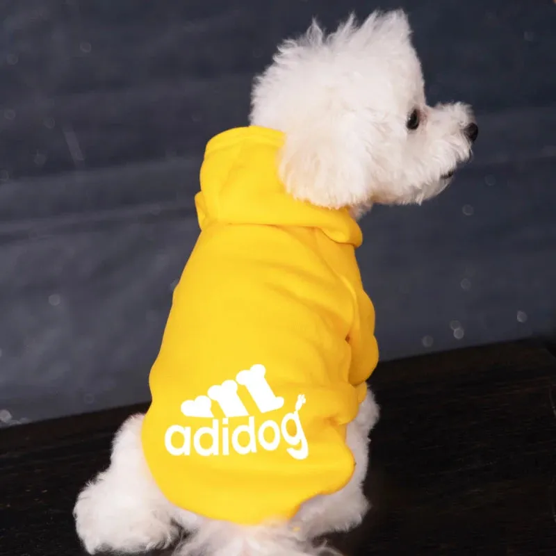 Pet Dog Clothes Adidog Dog Hoodies Autumn Winter Warm Coat for Large Dogs Jacket Sweater Puppy French Bulldog Clothing