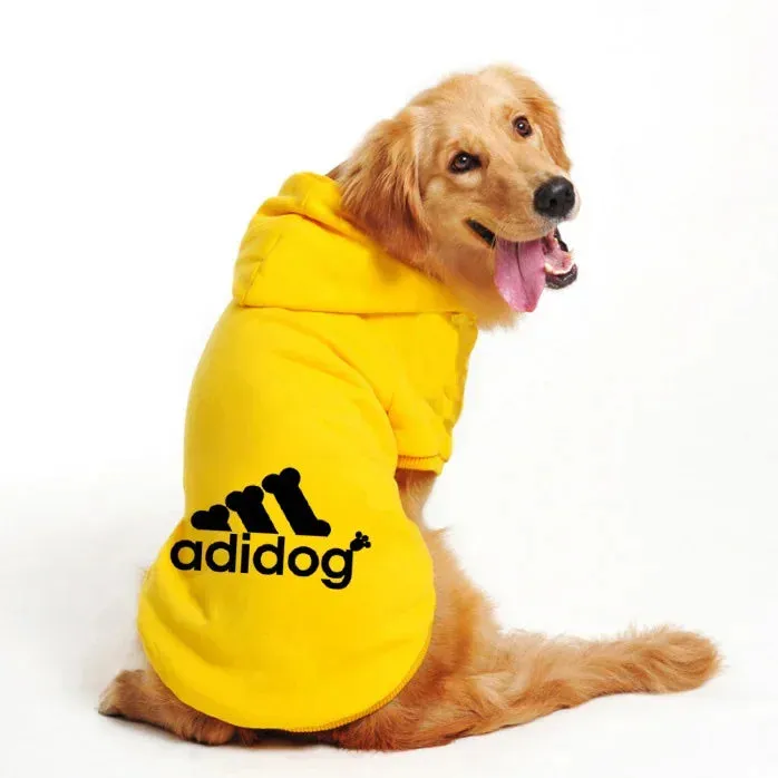 Pet Dog Clothes Adidog Dog Hoodies Autumn Winter Warm Coat for Large Dogs Jacket Sweater Puppy French Bulldog Clothing