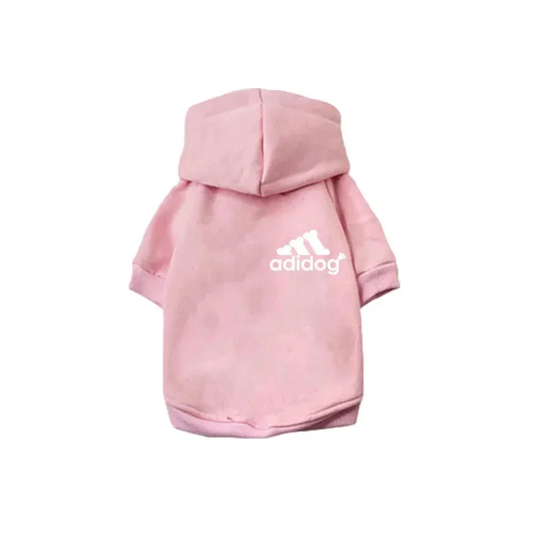 Pet Dog Clothes Adidog Dog Hoodies Autumn Winter Warm Coat for Large Dogs Jacket Sweater Puppy French Bulldog Clothing