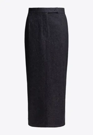 Pianosa Denim Midi Skirt