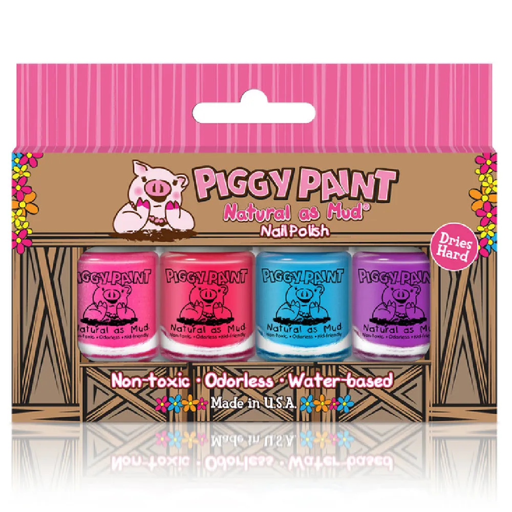 Piggy Paint Barn 4 Pack Mini