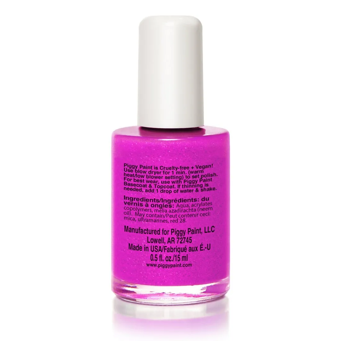 Piggy Paint Fairy Berry Bright Magenta-Purple Glitter