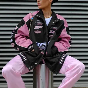 Pink Moto Jacket