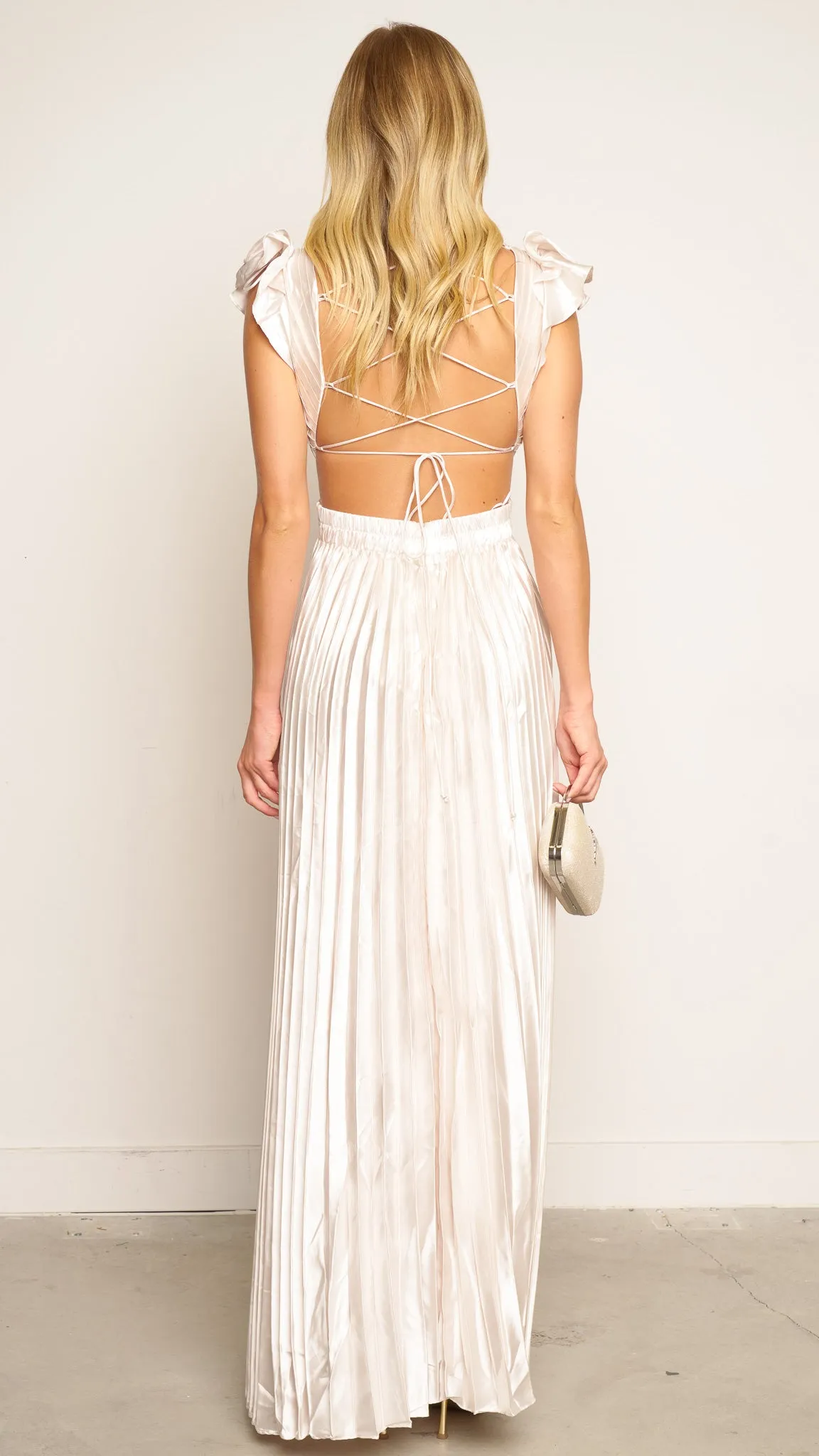 Pirias Maxi Dress in ivory