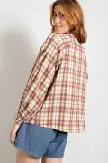 PLAID BUTTON DOWN SHIRT