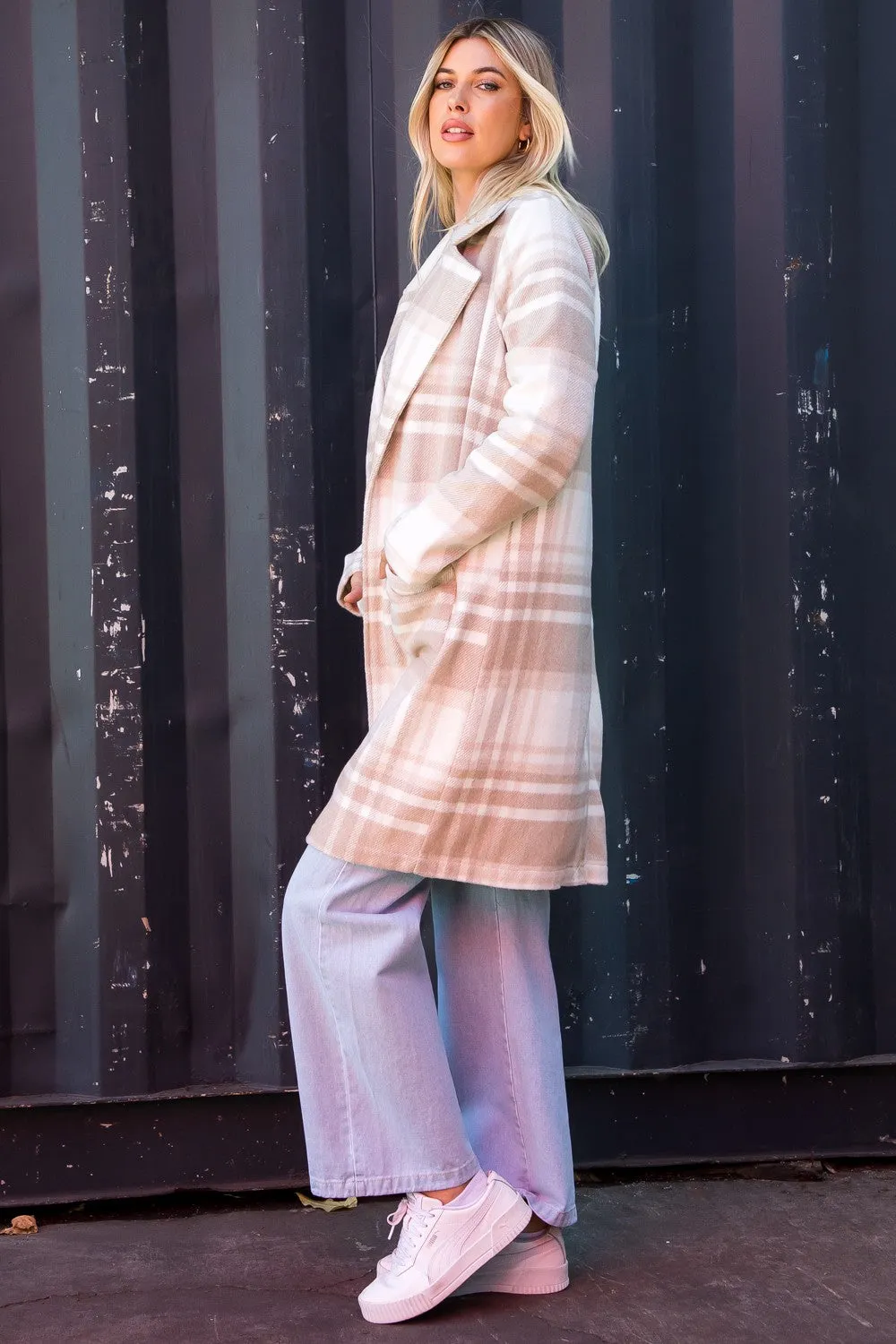 Plaid Overcoat