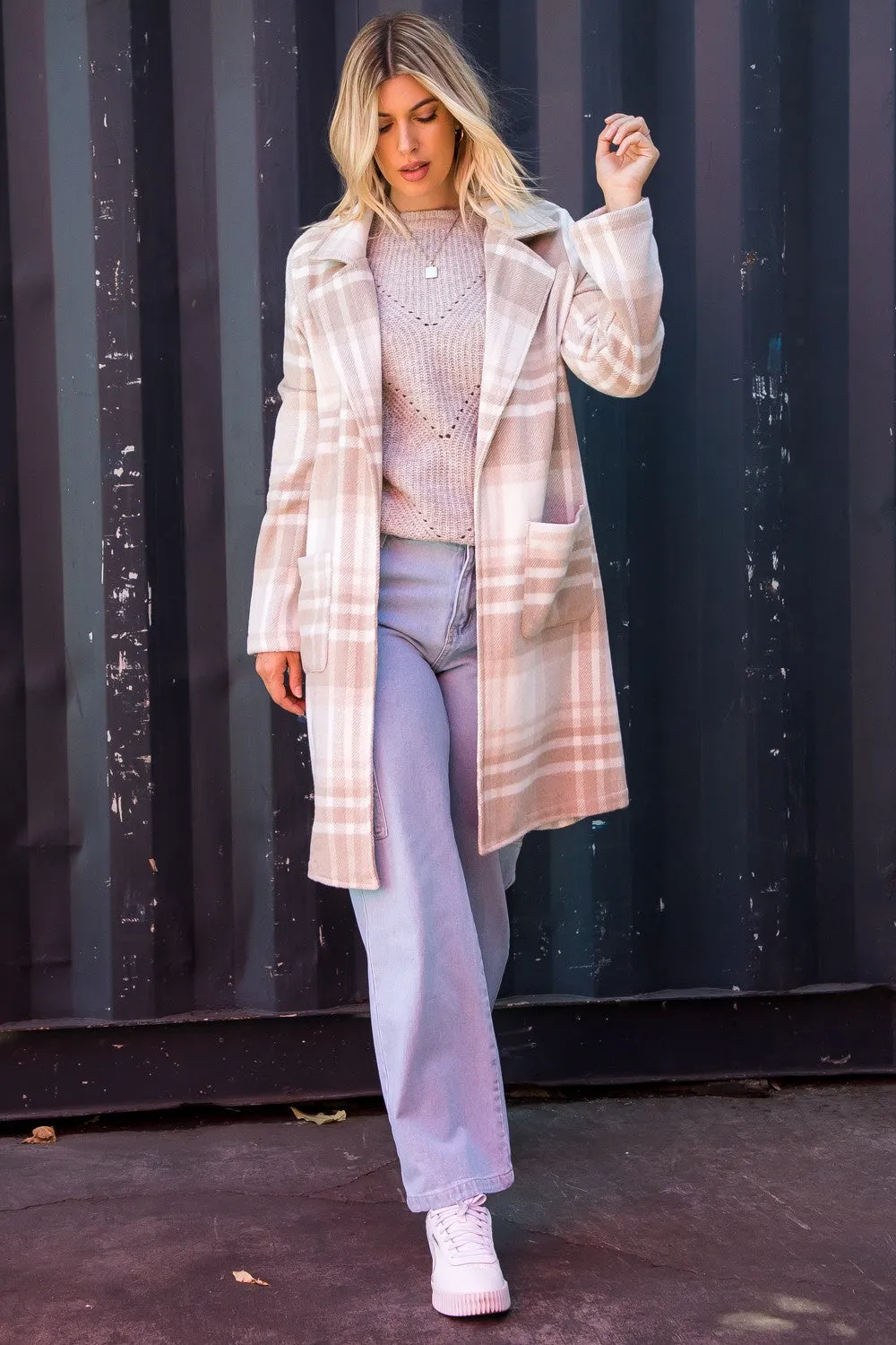 Plaid Overcoat